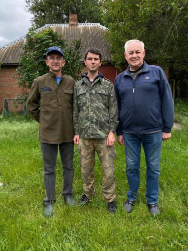 З орнітологом Віталієм Казанником та засновником ютуб-каналу «Лелека Грицько» Анатолієм Подобайло